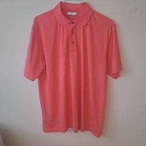 Men's Grand Slam Performance Polo, Size: Large, Color: Pink